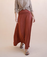 BAMBOO YOGA MAXI SKIRT