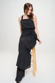 TIERED JUMPSUIT