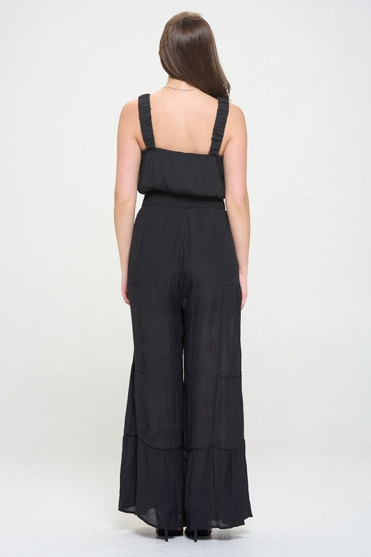 TIERED JUMPSUIT