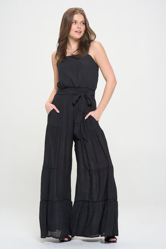 TIERED JUMPSUIT