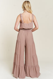 TIERED JUMPSUIT